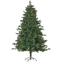 BellaFurn Künstlicher Weihnachtsbaum 180 cm mit stabilem Ständer | Farbe: Grün | Abmessungen: 90x90x180 cm