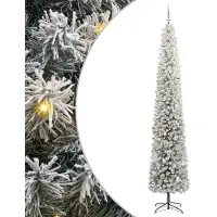 vidaXL Künstlicher Weihnachtsbaum mit 300 LEDs mit Ständer Grün 270 cm