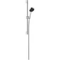 Hansgrohe Activera Select S Brauseset 95 2jet EcoSmart+ mit Booster und Brausestange 65cm, 28863000, Farbe: Chrom