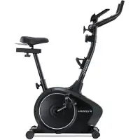 Urbogym ARGO SILVER Heimtrainer – Magnetisches Fitnessbike mit 6-kg-Schwungrad, 8 Widerstandsstufen, bis 130 kg