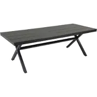 Primaster Gartentisch Turin 220 x 90 cm anthrazit