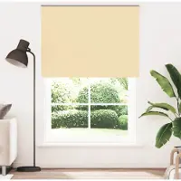 vidaXL Verdunkelungsrollo Beige 160x230 cm Stoffbreite 156,6 cm