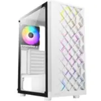 Azza Spectra, Midi Tower, PC, Weiß, ATX, ITX, micro ATX, Gummi, Stahl, Gehärtetes Glas, Blau, Grün, Rot