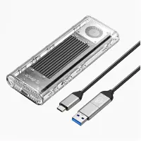 ORICO USB-C 3.2 M.2 NVMe Gehäuse 20Gb/s, 4TB-Kompatibel, Inklusive USB-C Kabel, , in Originalverpackung