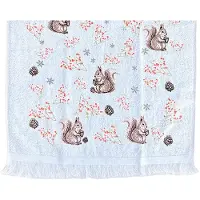 Clayre & Eef 2er-Set: Gästehandtücher in Weiß/ Braun - (L)66 x (B)40 cm - onesize