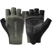 RockBros cycling gloves spring/summer/autumn, short fingers, size: L - green