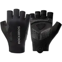 RockBros cycling gloves spring/summer/autumn, short fingers, size: M - black