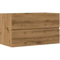 vidaXL Bad-Hängeschrank Artisan-Eiche 80x38,5x45 cm Holzwerkstoff