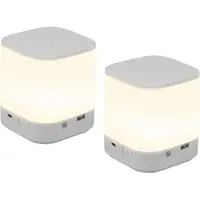 ZMH TISCHLEUCHTE Flammel 9.8/9.8/11.5 cm(2er-set)