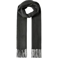 Hackett für Herren. HM0400108 Schal Solid Patch Cash grau (OSFA), Lässig, Klassisch, Cachemir