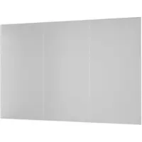 Duschparadies 340 x 210cm Duschrückwand Duschrückwände Wandverkleidung Premium Aluverbundplatte 3mm Fliesenersatz Matt Weiß 3 Stück Zusammenbau