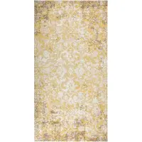 vidaXL "im " Outdoor-Teppich Flachgewebe 80x150 cm Gelb - Outdoorteppiche CC7860