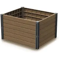 Prosperplast Garden-Gartenbeet-Untergrund Planet 75,6X61,8X46Cm Braun