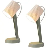 ZMH TISCHLEUCHTE DYRN 37.4/19.5/14 cm(2er-set)