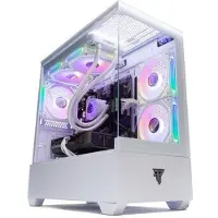PcCom PC-System, vorkonfiguriert, mit AMD Ryzen 7 5800X Prozessor, 32 GB RAM, 1 TB SSD, NVIDIA GeForce RTX 5060 Ti Grafikkarte mit 16 GB Speicher, Gehäuse in Weiß, vorinstalliert mit Windows 11 Home