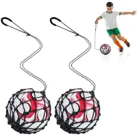 Benza Ibenzoa Robustes Fußball-Trainingsnetz aus Nylon – Übungsnetz für Kinder, doppelte nicht-elastische Konstruktion, innen & außen geeignet