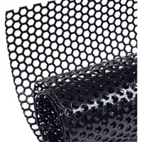 Markenlos Renn Gitter 100x33cm Schwarz Aluminium