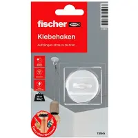 Fischer GOW Klebehaken Multipack, 3 Stück, Haken