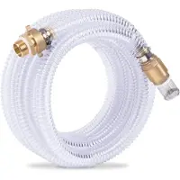 Vonroc Saugschlauchset für Wasserpumpen / Spiralsaugschlauch - 7m x 25mm, 1'' - Universal