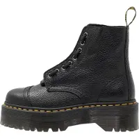 Dr. Martens für Damen. 22564001 Sinclair Lederstiefel schwarz (39), 3 bis 5 cm, Reißverschluss, Lässig