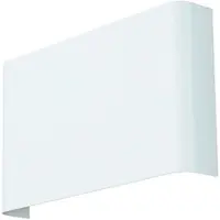 Licht-Erlebnisse Wandlampe Modern minimalistisch "Haga" Weiß Metall 2-flammig Wandleuchte Wohnzimmer Flur