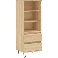 vidaXL Highboard Sonoma-Eiche 40x36x110 cm Holzwerkstoff