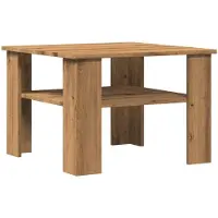 vidaXL Couchtisch Artisan-Eiche 60x60x42 cm Holzwerkstoff