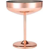 Genware Kupferbeschichtetes Cocktail Coupe Glas 30cl