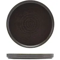 Genware Cinder Black Präsentationsteller Flach 21 Cm – Terra