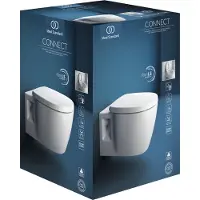 Ideal standard Connect WC-Paket, ohne Spülrand, Weiß, K296001