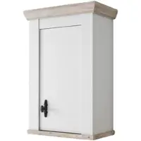 Furn.Design HÄNGESCHRANK weiß Pinie Landhaus, Küchenschrank hängend 55 x 85 cm, Soft-Close