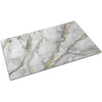 Tulup FUSSMATTE 150 x 100 cm Grauer Marmor