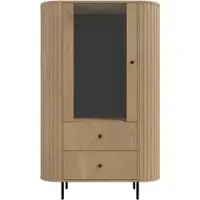 Masseno VITRINE BOLLA 155 / 97,4 cm in Eichefarben