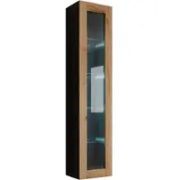 Mirjan 24 HÄNGEVITRINE 180 Vigo Glas mit RGB LED Beleuchtung