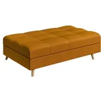 S-Style Möbel HOCKER Lorine Mikrofaser Gelb