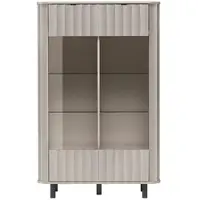 Masseno VITRINE MODERNO 200 / 98,3 cm in Beige