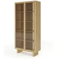 Masseno VITRINE TRAVE 194,8 / 93,5 cm in Eichefarben