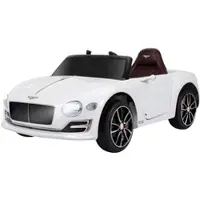 HOMCOM KINDER ELEKTROAUTO, Weiß, Metall+ Kunststoff