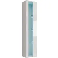 Mirjan 24 HÄNGEVITRINE 180 Vigo New mit blauer LED Beleuchtung