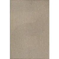 KADIMA DESIGN TEPPICHLÄUFER Geometrisch BORNO Polypropylen Beige 80 x 150 cm