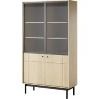 Masseno VITRINE GIAPPONESE 184,6 / 103,4 cm in Eichefarben