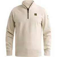 PME Legend Half Zip Sweater Bone White