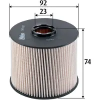 Valeo Kraftstofffilter 587927 Filtereinsatz 74mm für DS FORD FIAT TOYOTA