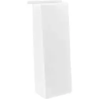 Greenuso MONOUSO - Weiße SOS-Tüte mit Verschluss 9+6x26cm (50 Stück)