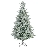 Kaemingk Allison künstlicher Weihnachtsbaum dia. 112-H180 cm grün/weiß (groen)