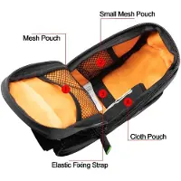 RockBros C7-1 Wasserdichte Fahrradtasche Mit Sattelbefestigung 1,5L - Schwarz