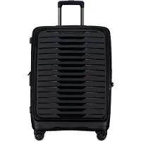 Stratic Gepäckstücke Novium ML Spinner 65 cm - Erweiterbar 68/77 Liter - 65x45.5x25.5/28.5 cm - black