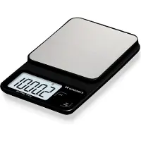 Wozinsky Küchenwaagen WAK-2252 kitchen scale accurate with large LCD display up to 5 kg - black