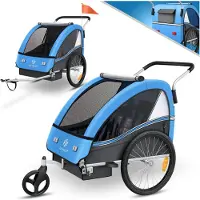 Kesser Kinderanhänger Fahrradanhänger Sport-RX in Joggerfunktion