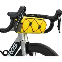RockBros Lenkertasche Fahrrad 2,2 l mit Schultergurt und Reflektoren Gelb